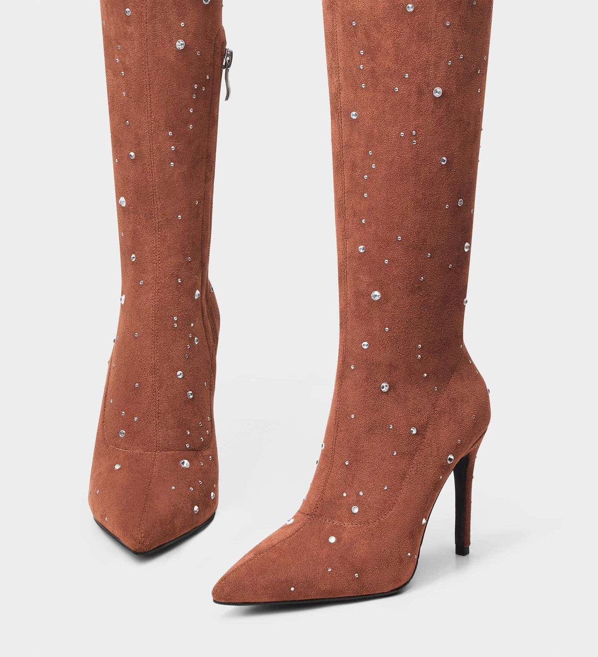 over the knee boots stiletto heel