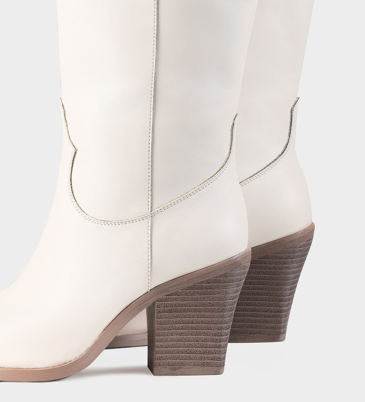 tall white cowgirl boots