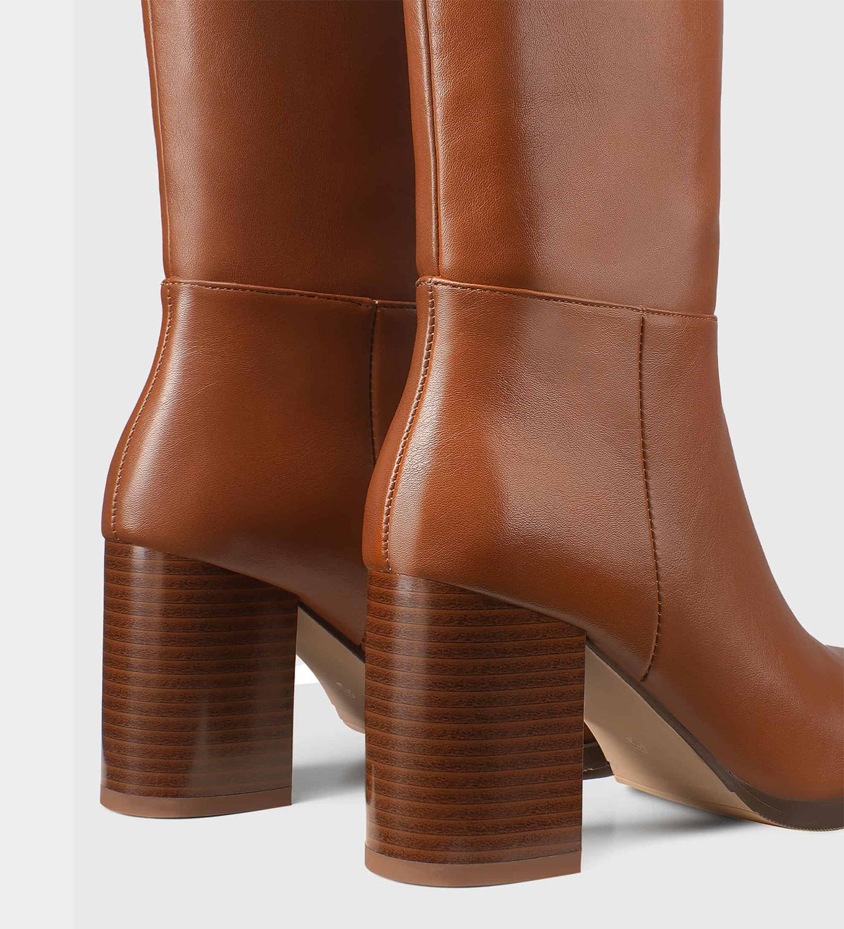 knee high heel boots