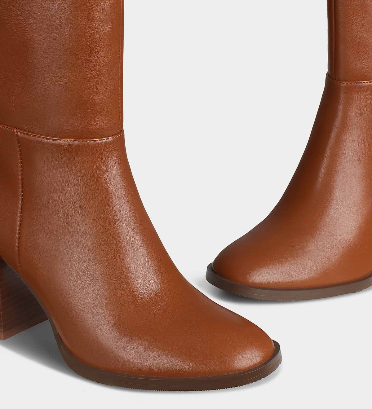 leather knee high boots