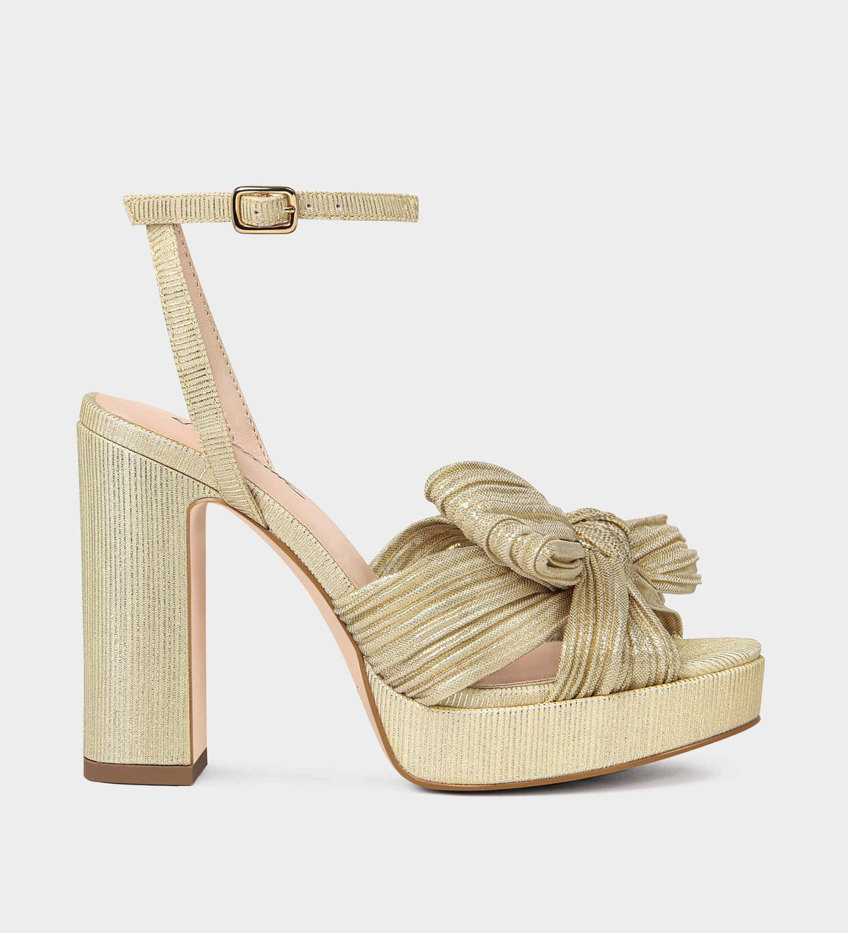 champagne sandals