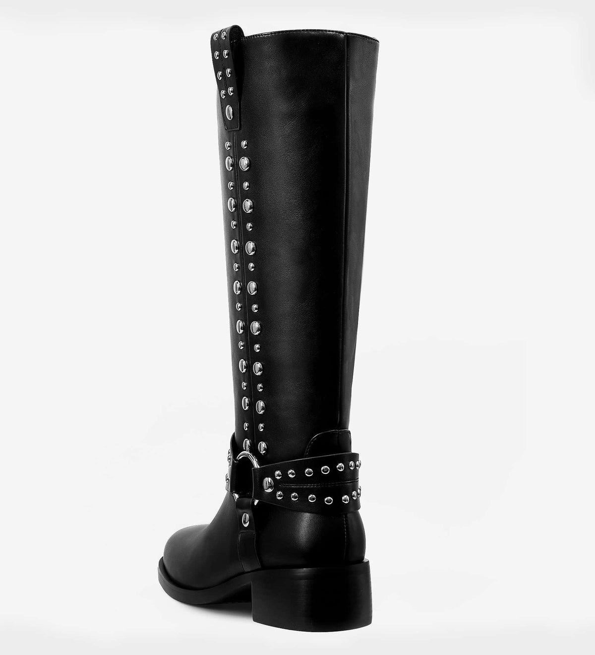 square toe knee high boots