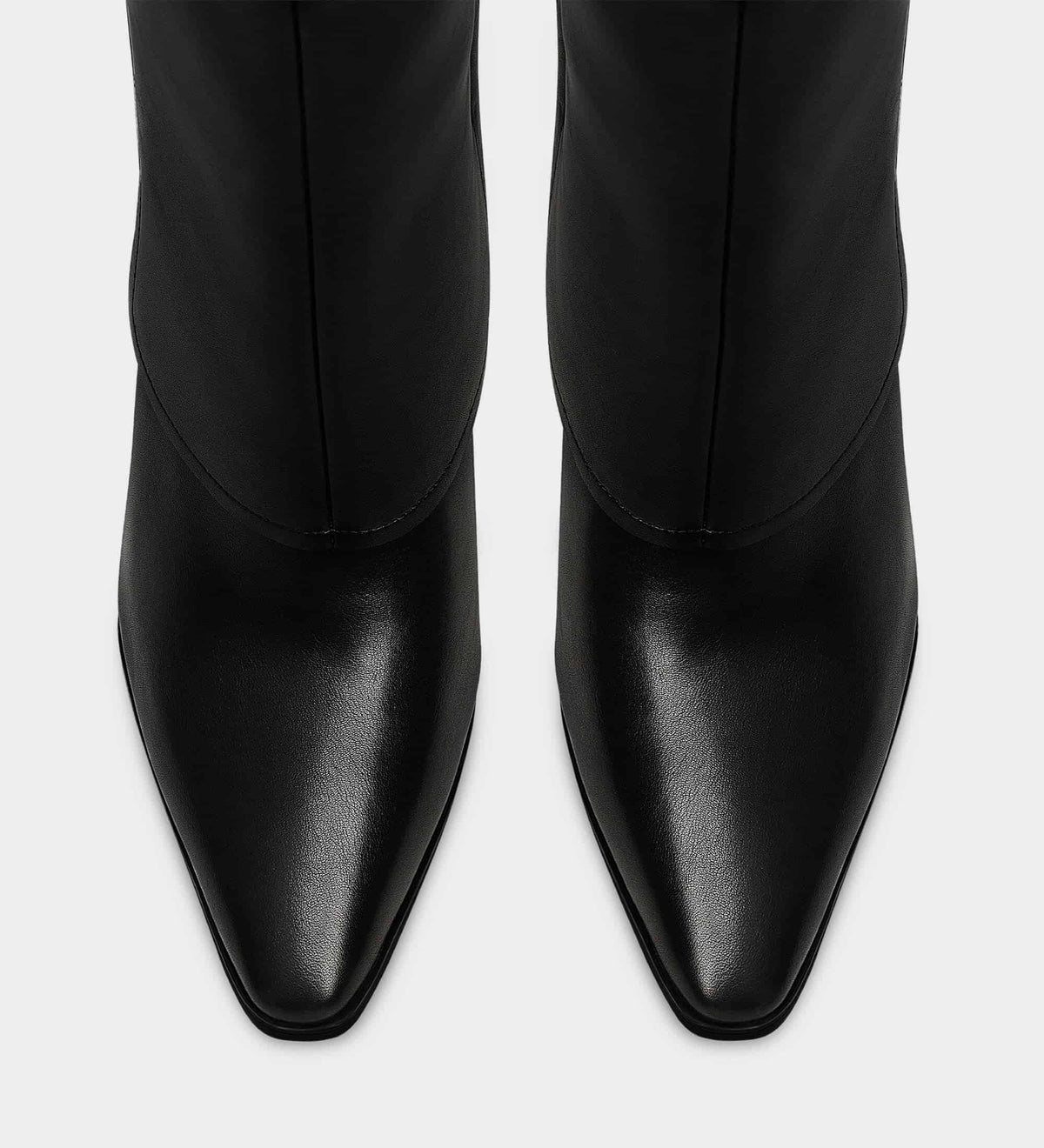 wedge boots with fold over