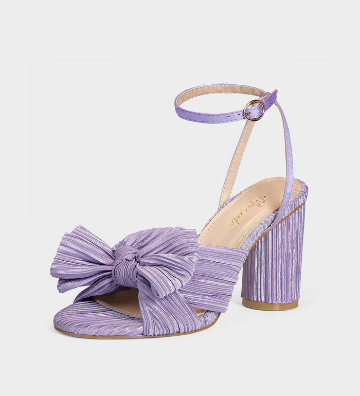 purple sandals