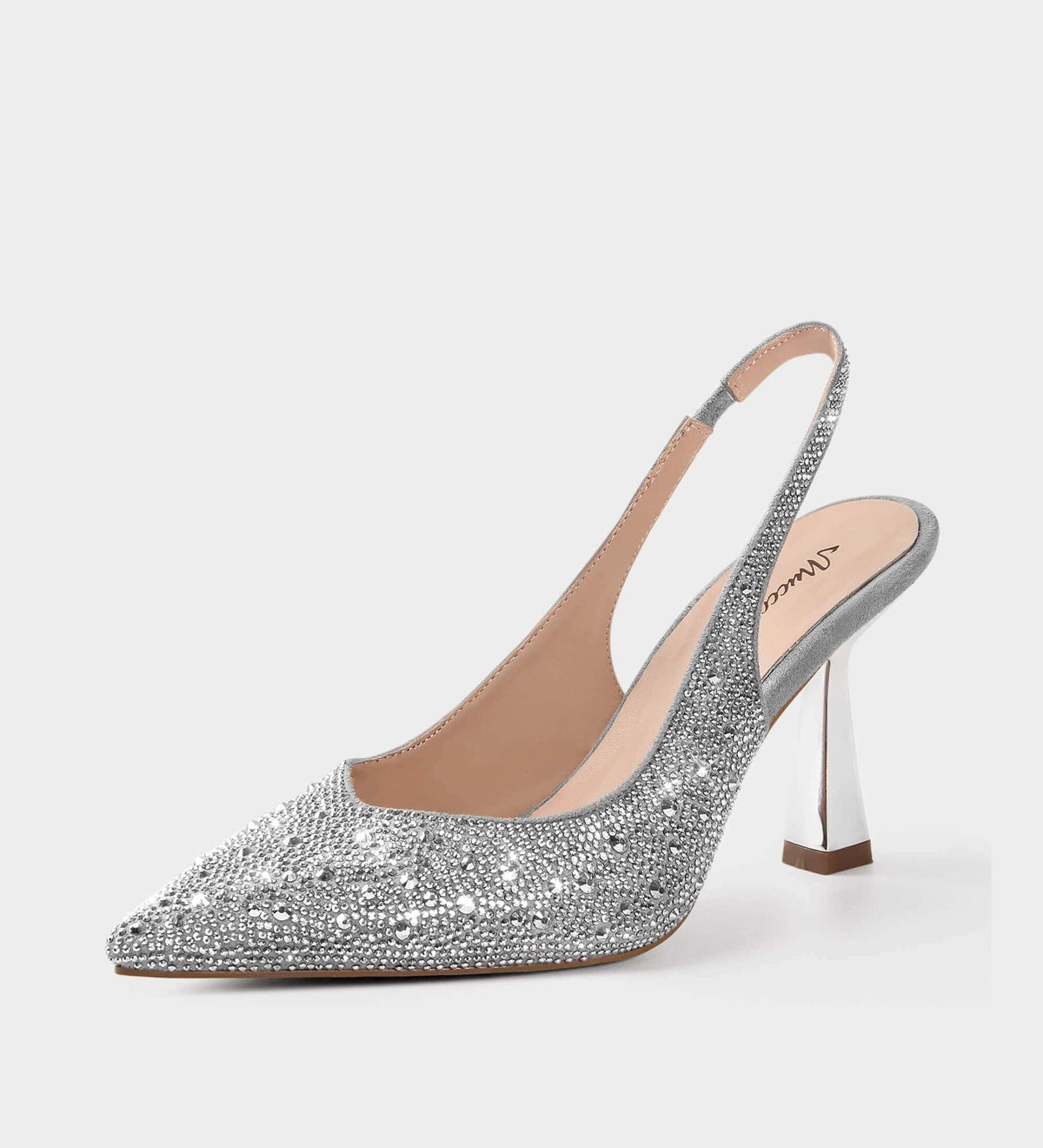 rhinestone high heels