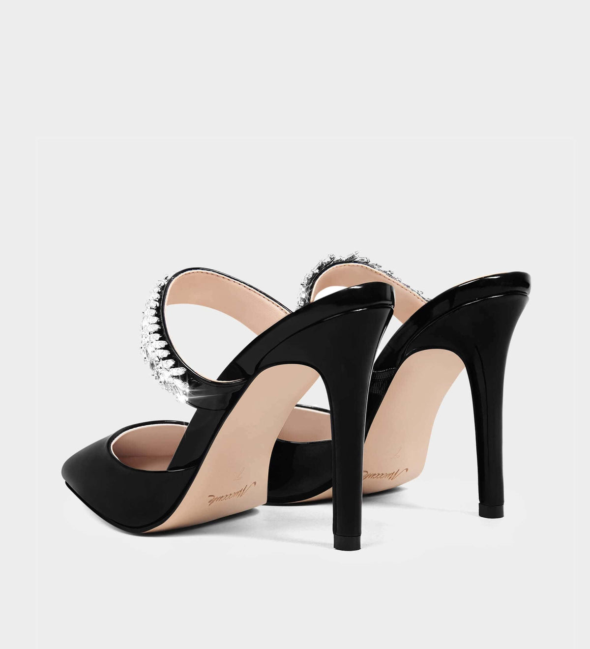 black mules heels