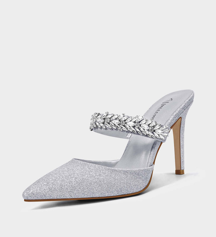 heels mules for ladies