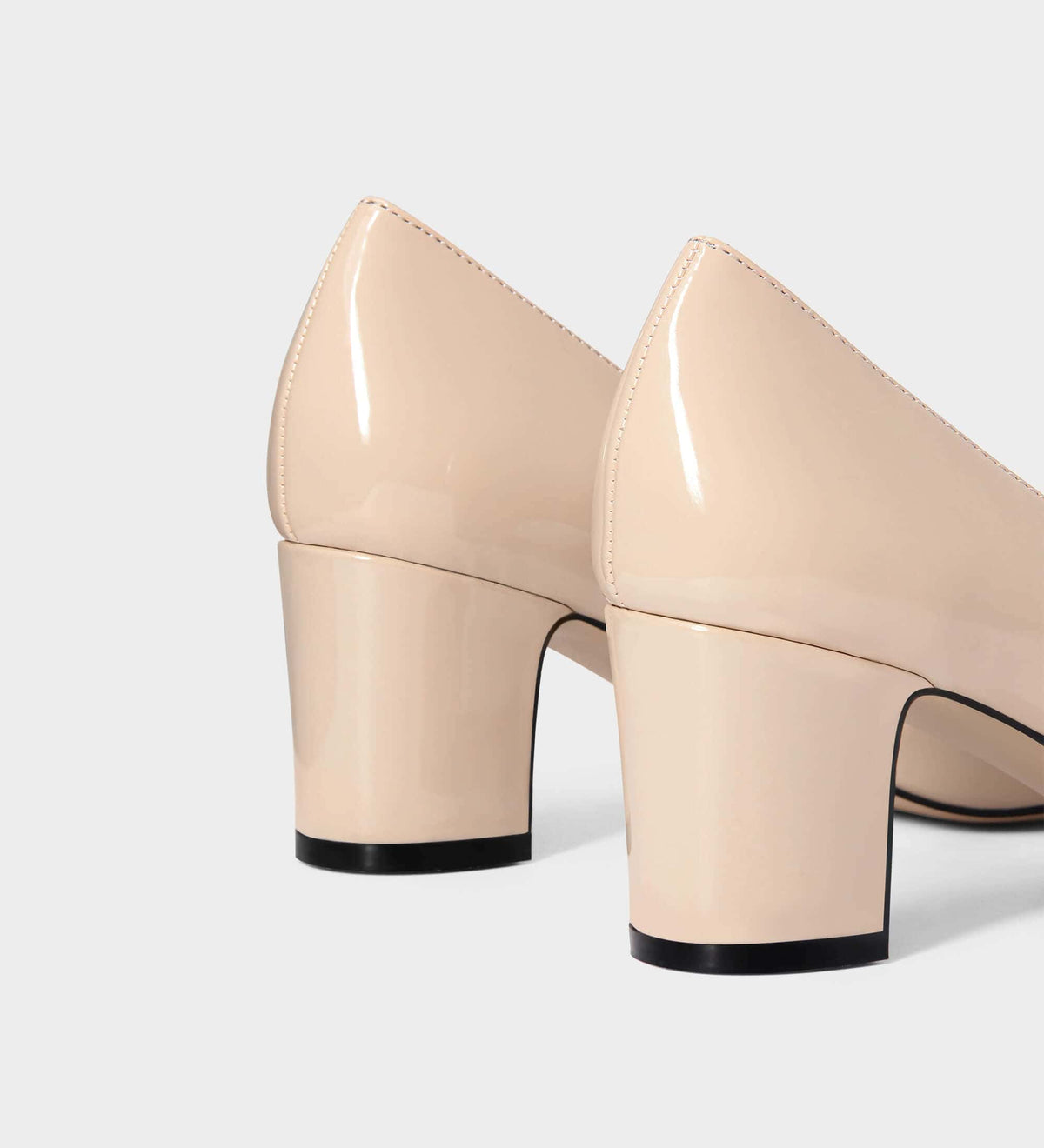 womens block heel pumps