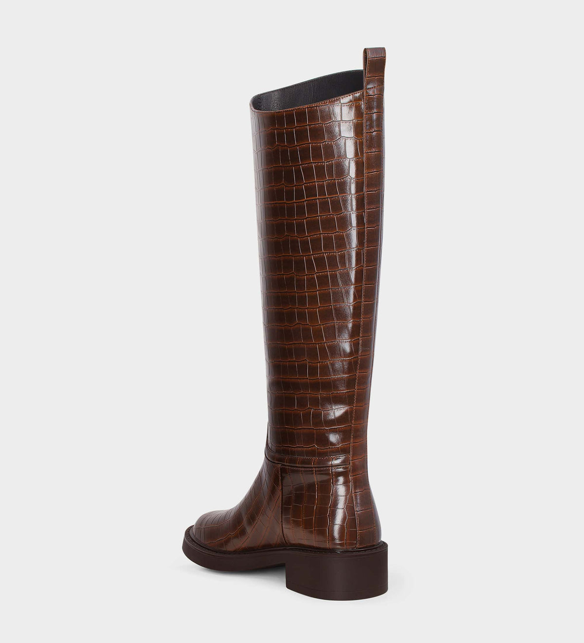 brown knee high boots