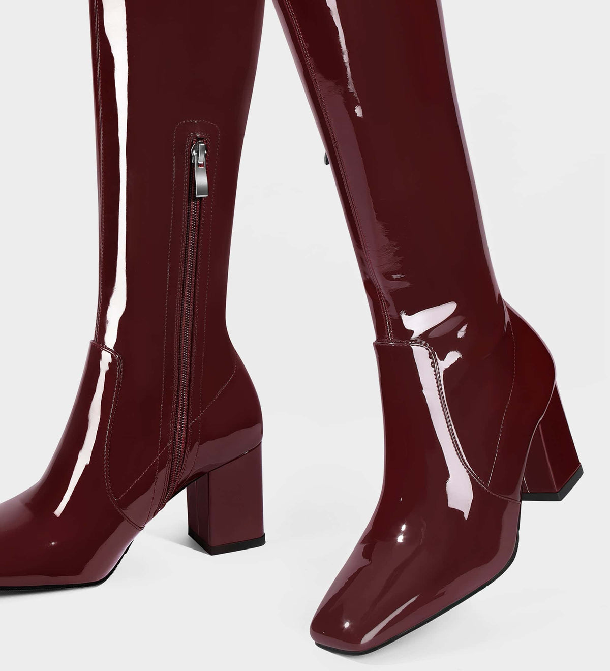 boots with side zipper