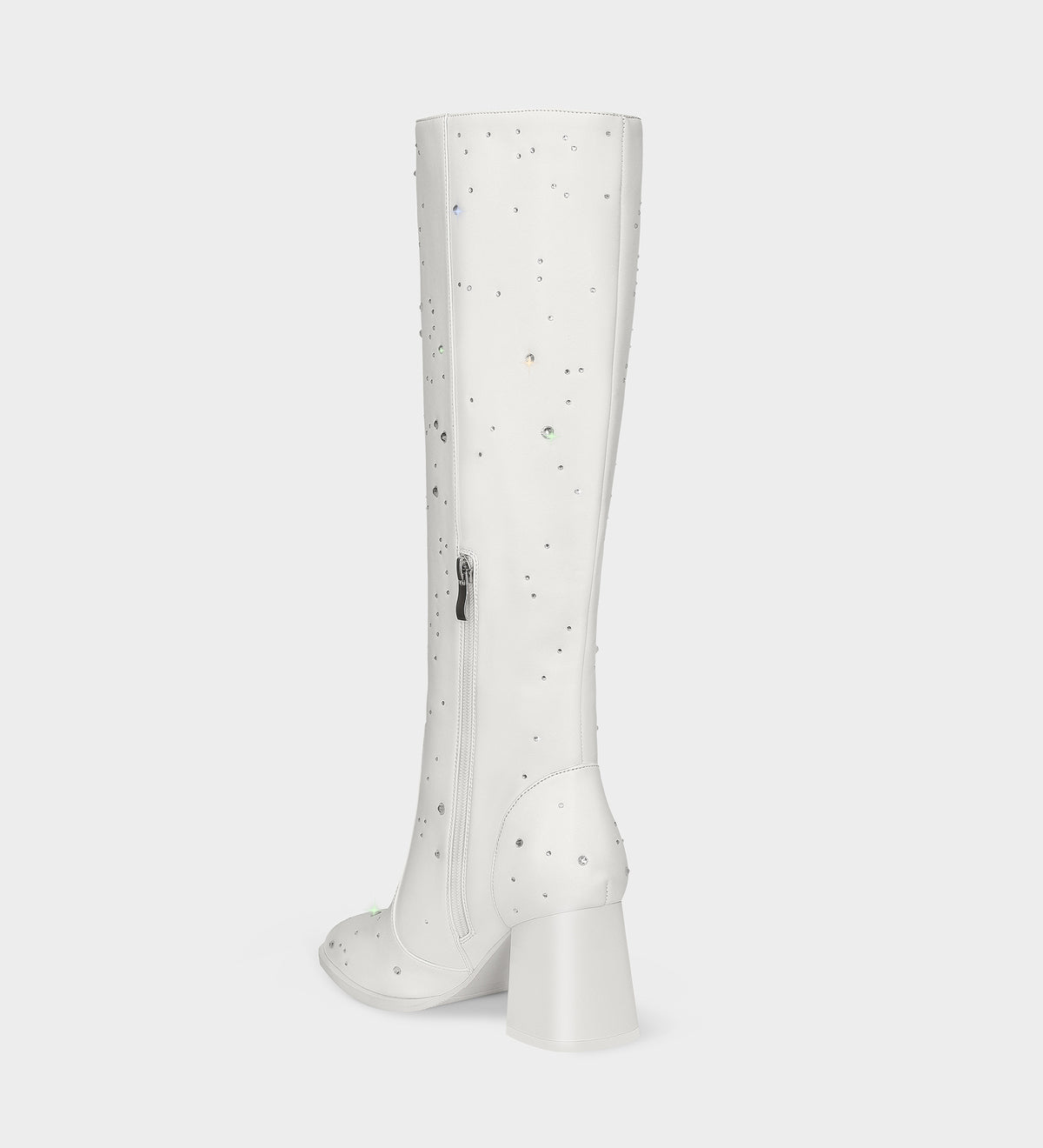 white gogo boots