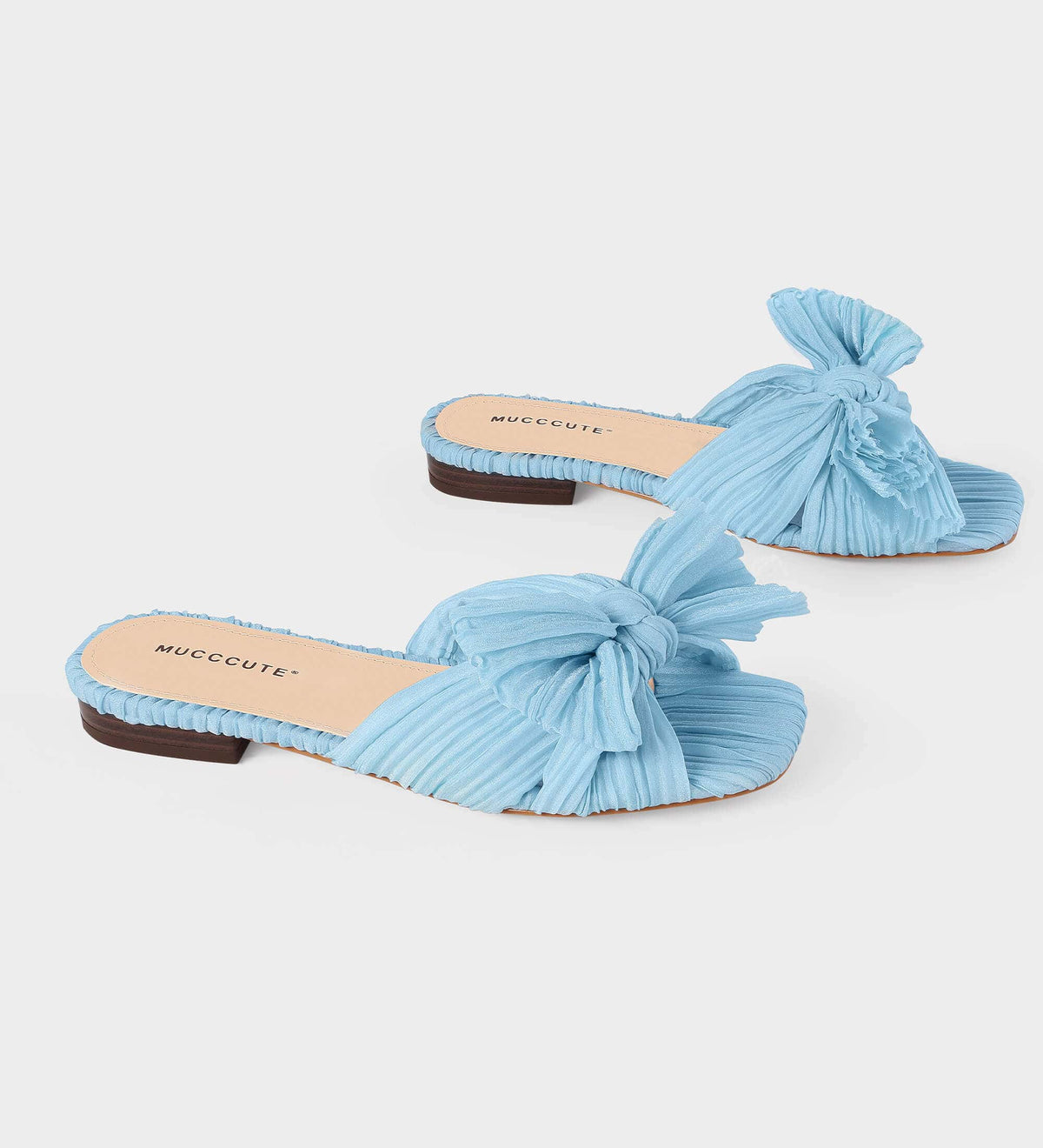light blue sandals
