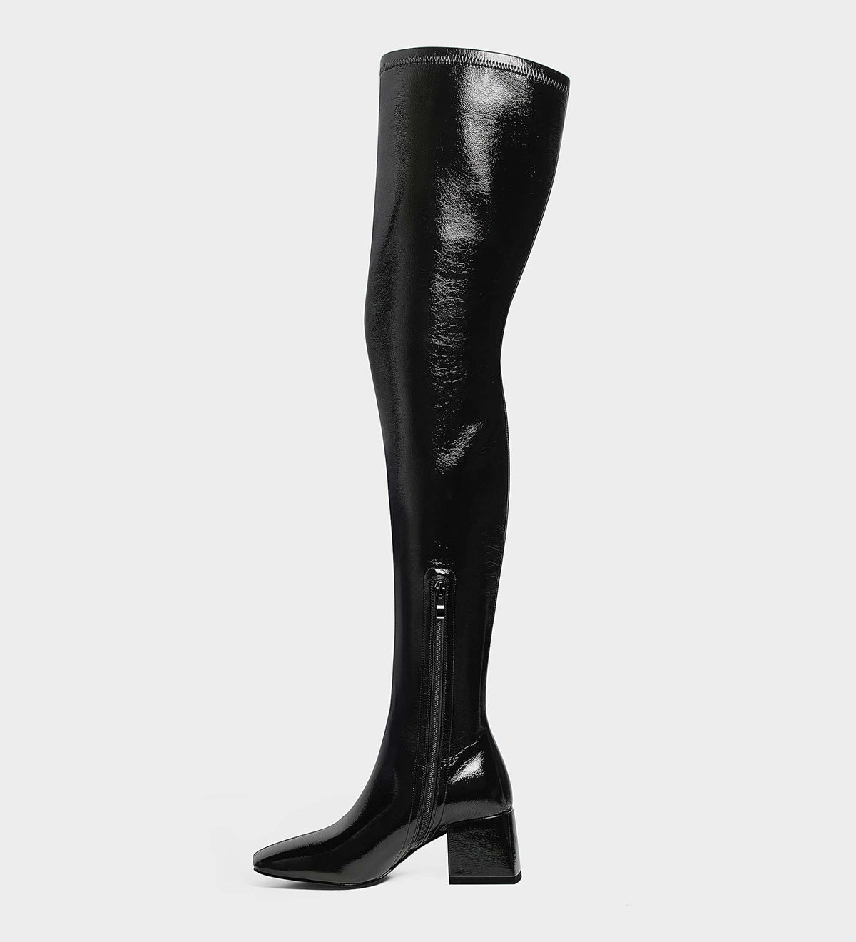 zippered boots