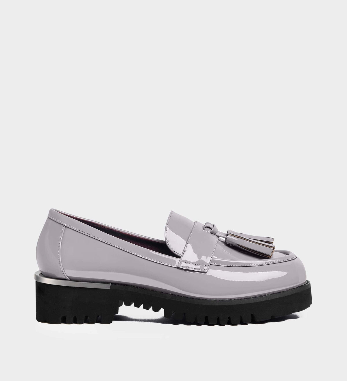 grey loafers womens