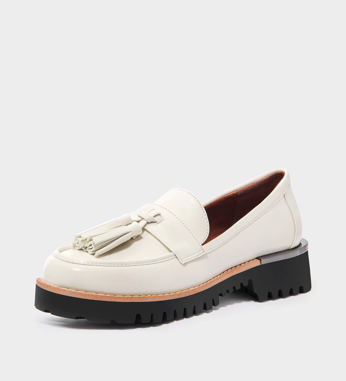 white loafers