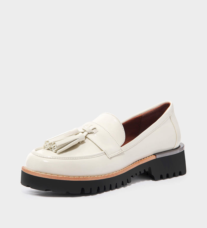 white loafers