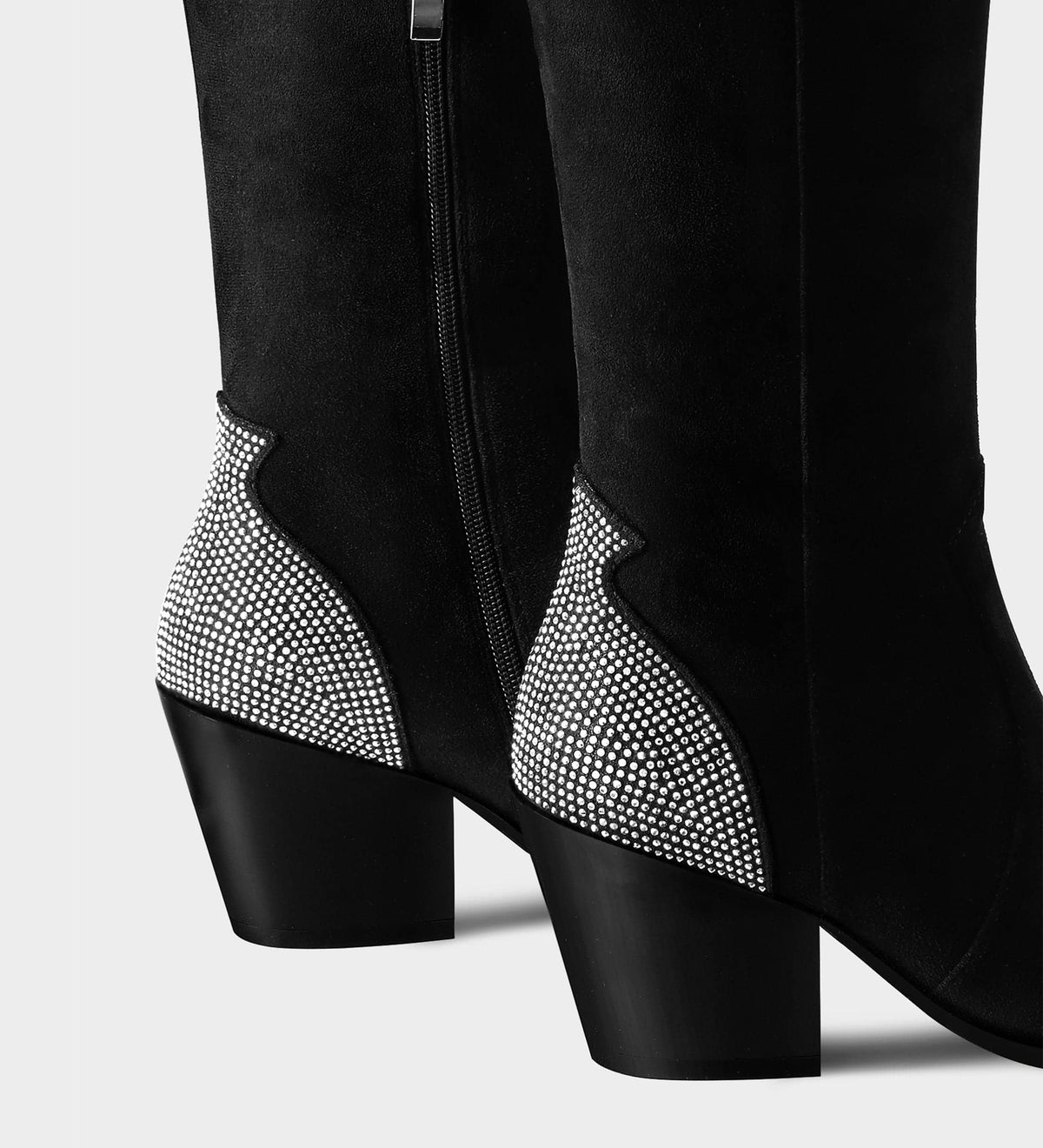 black cowgirl boots for cheap