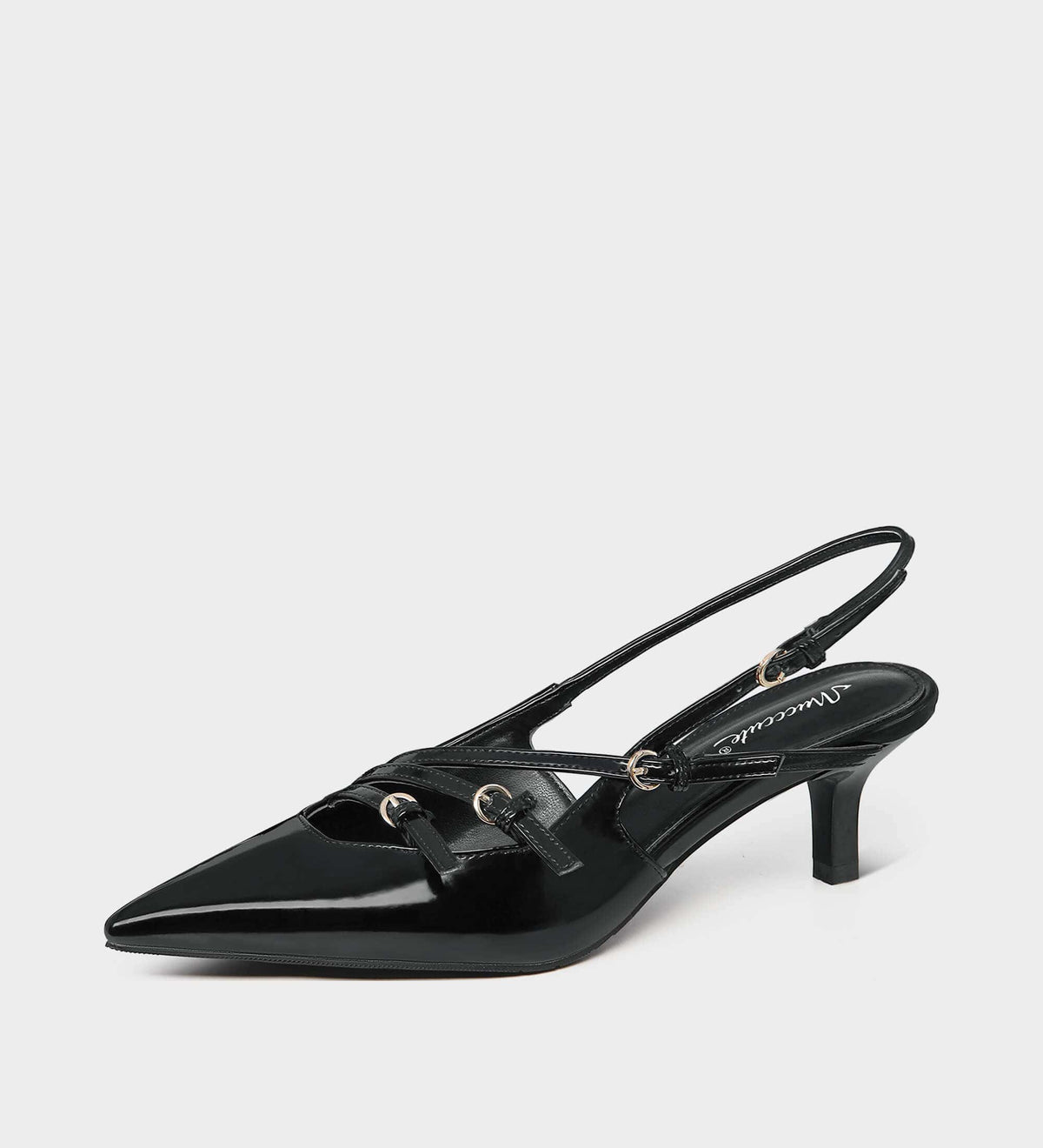 black kitten heels​