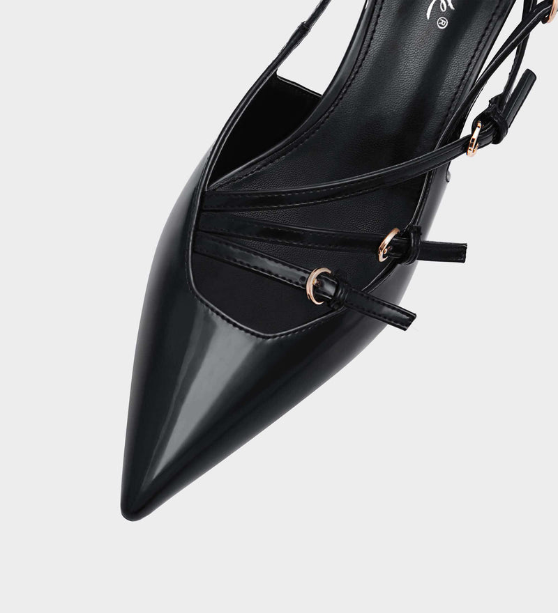 pointed toe kitten heels​