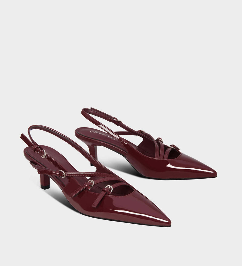slingback kitten heels​