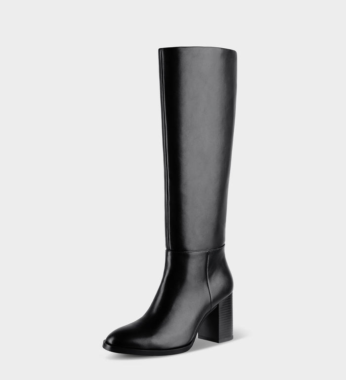 black knee high boots​