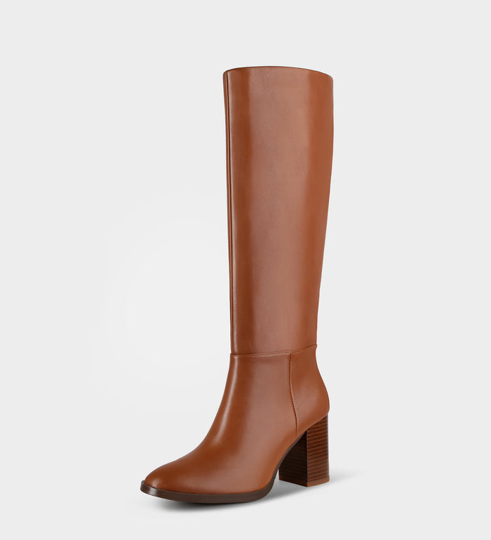 brown knee high boots​