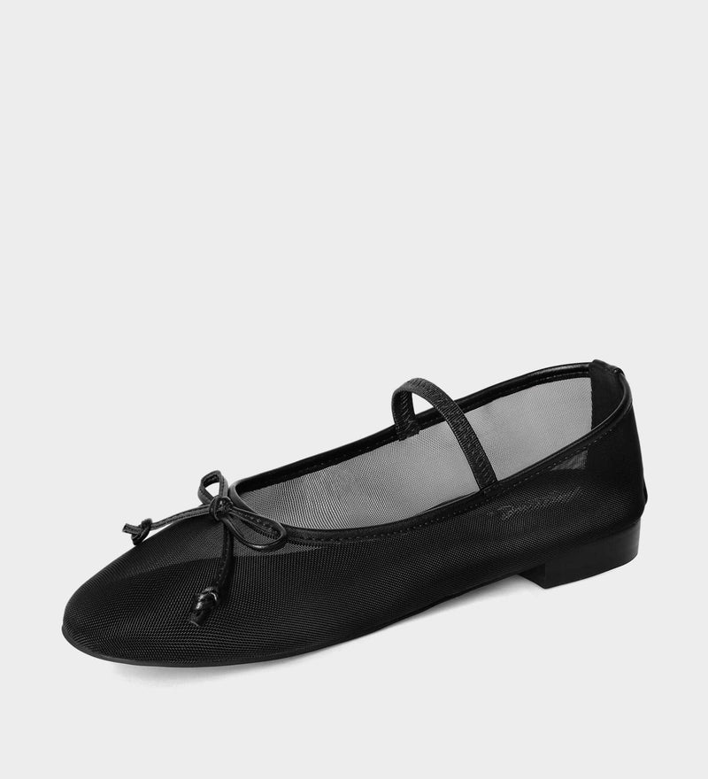 black ballet flats​