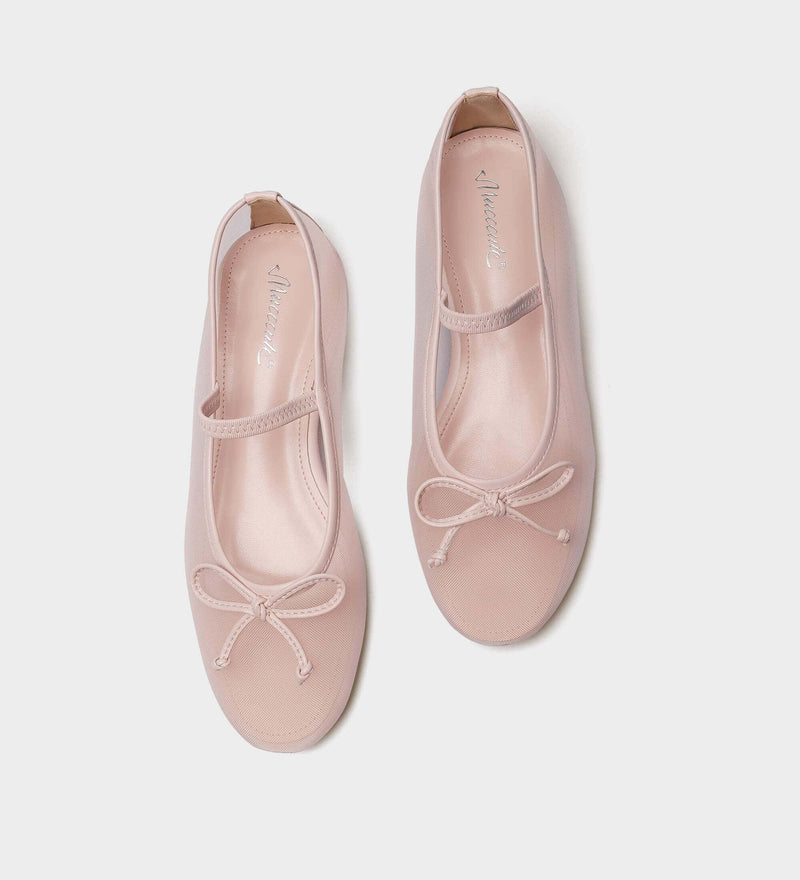 pink ballet flats​
