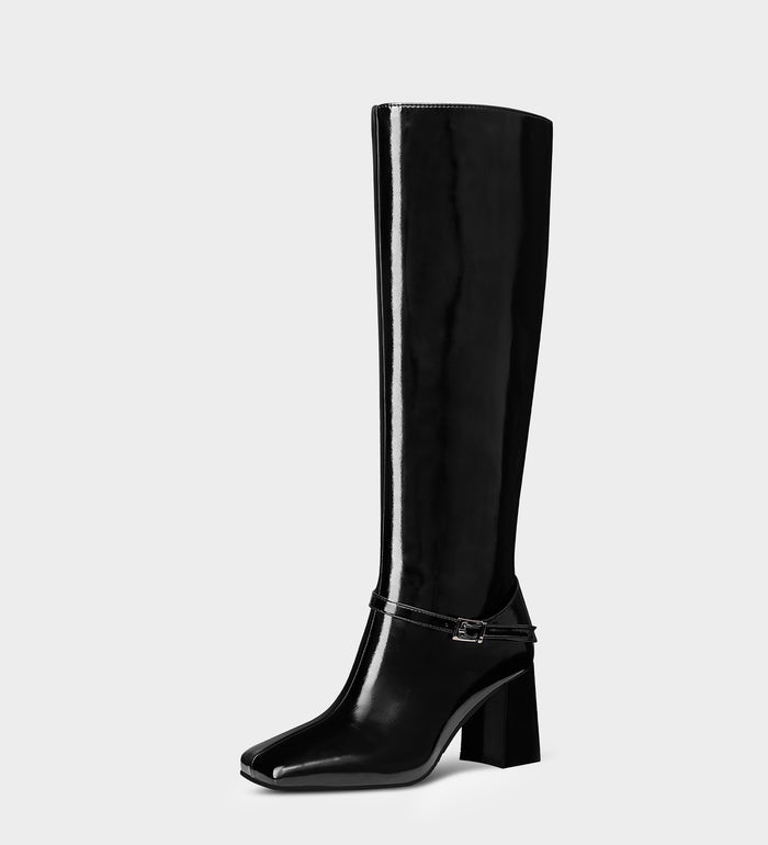 black buckle boots​