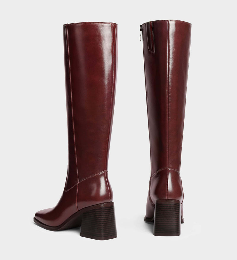 red knee high boots​