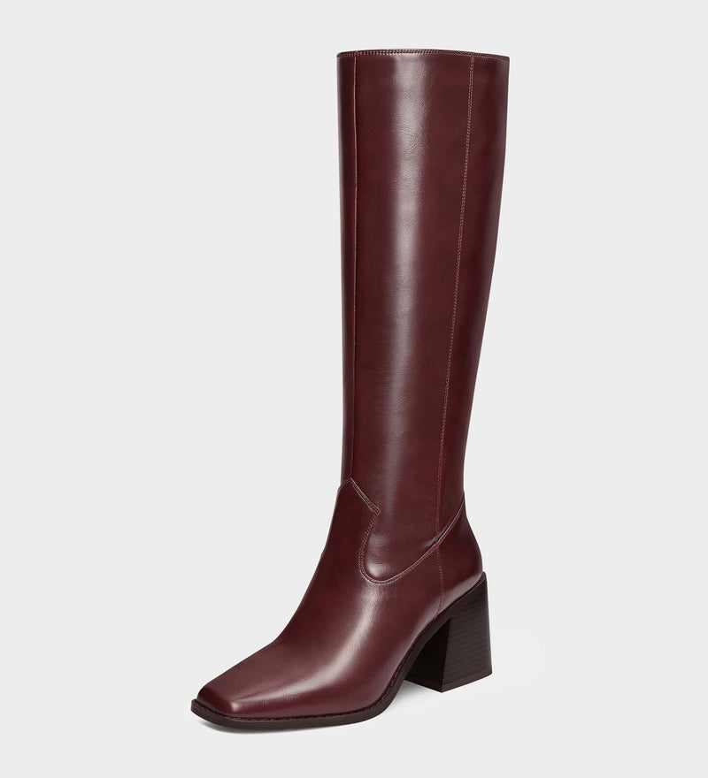 red square toe boots​