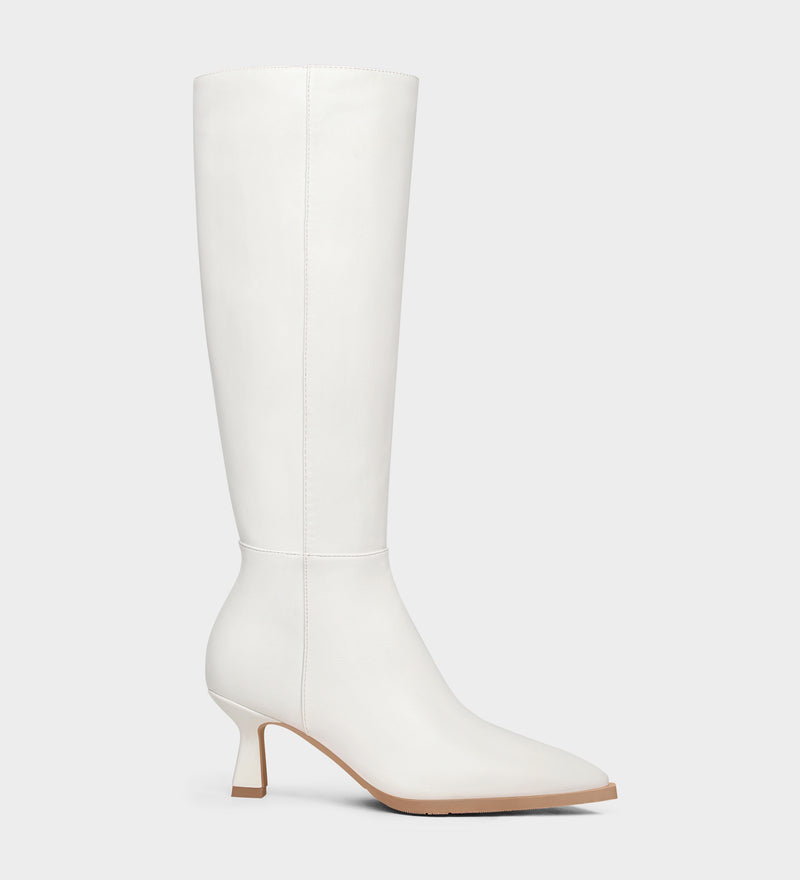 white knee high boots​