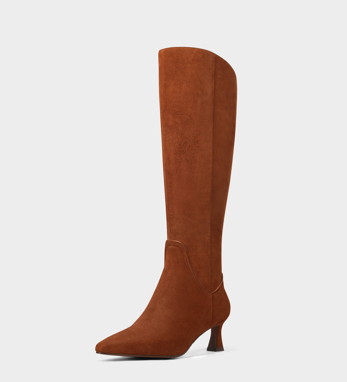 brown suede boots​