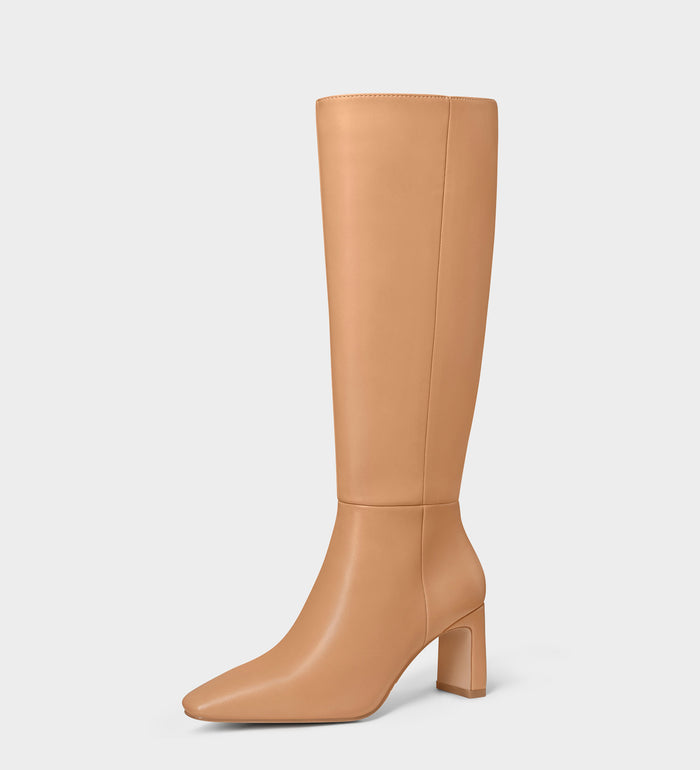 brown knee high boots​