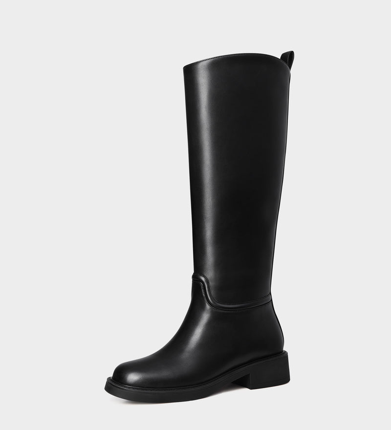 knee high black boots​