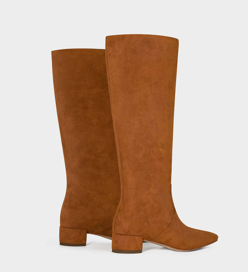suede brown womens boots​