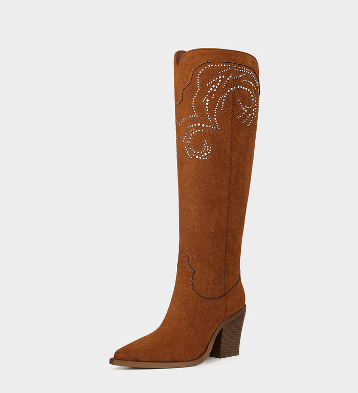 brown cowgirl boots for women​