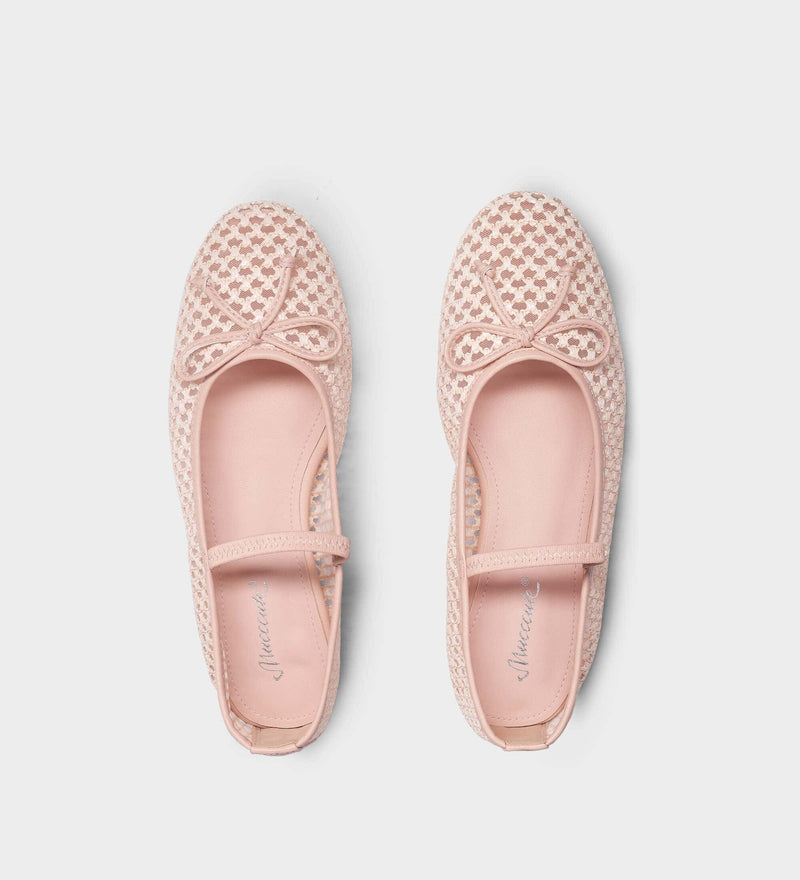 raffia ballet flats​