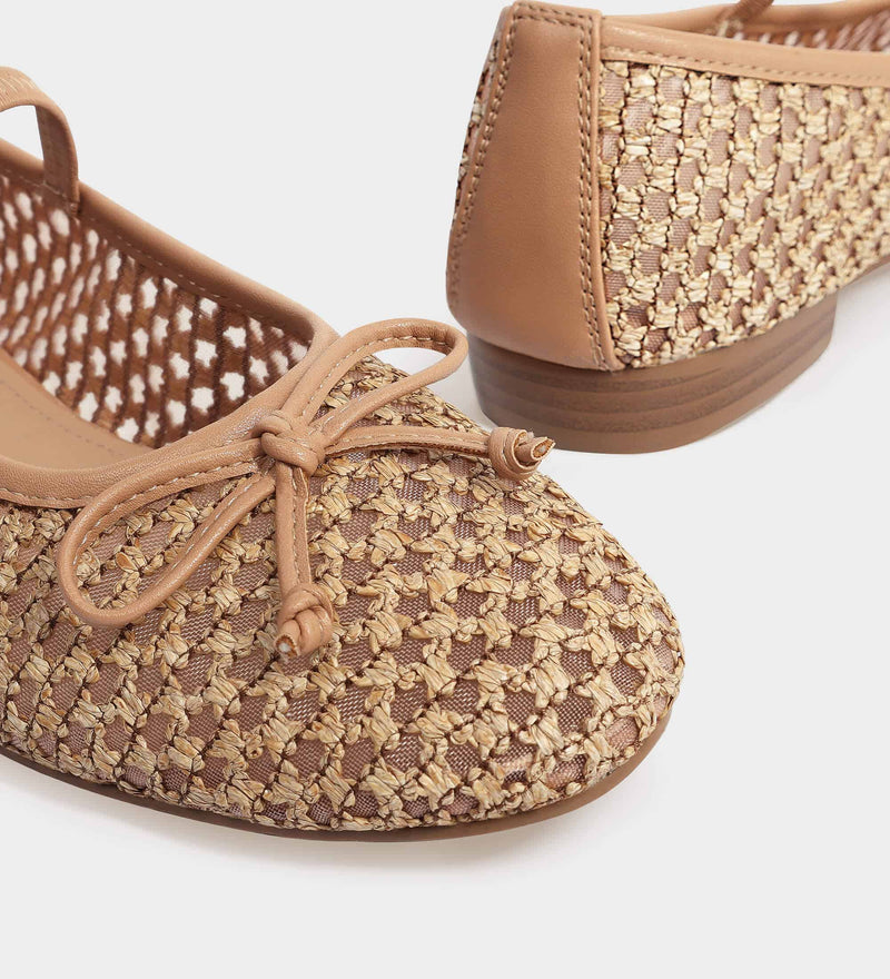 ballet flats with bow​