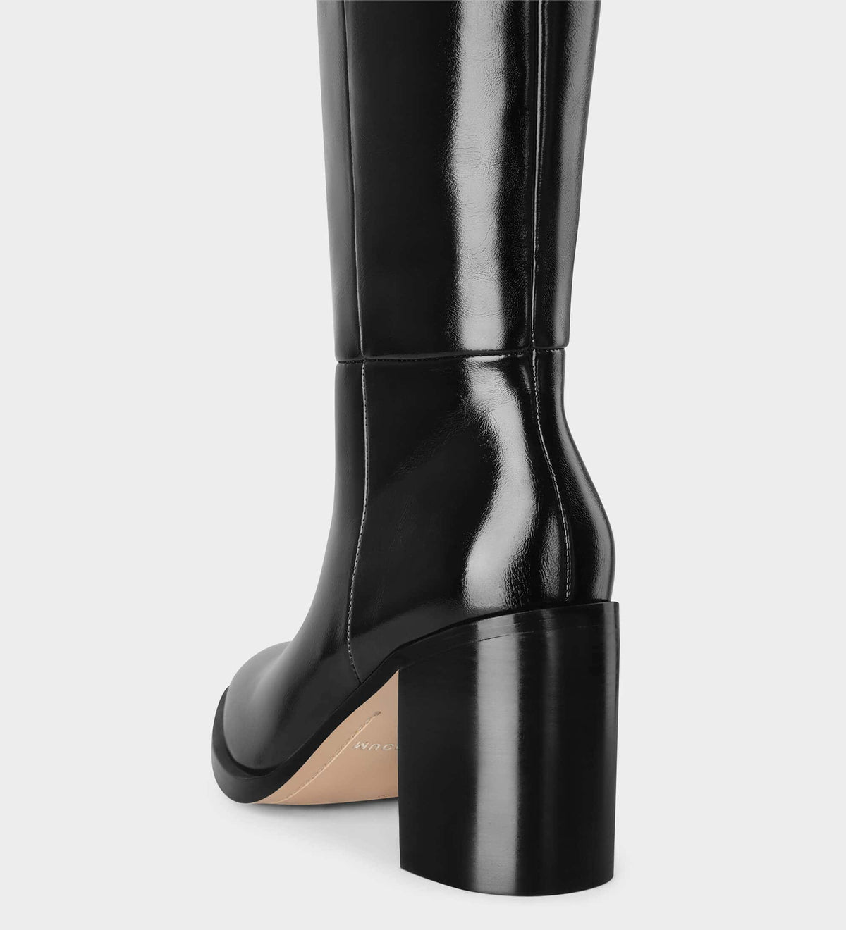 leather dress boots over the knee​