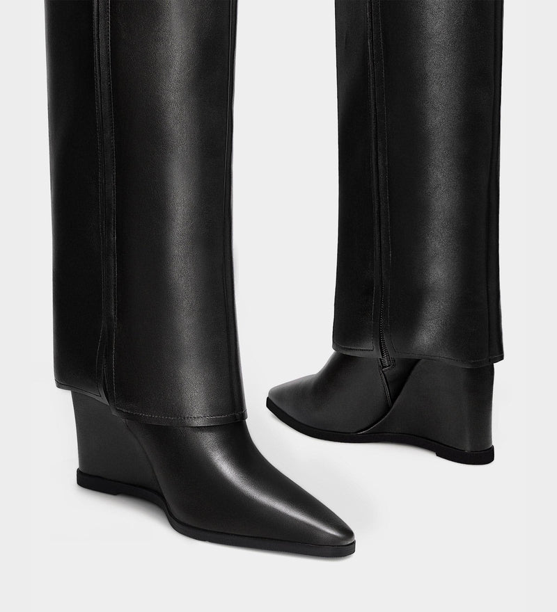 fold over knee high boots​