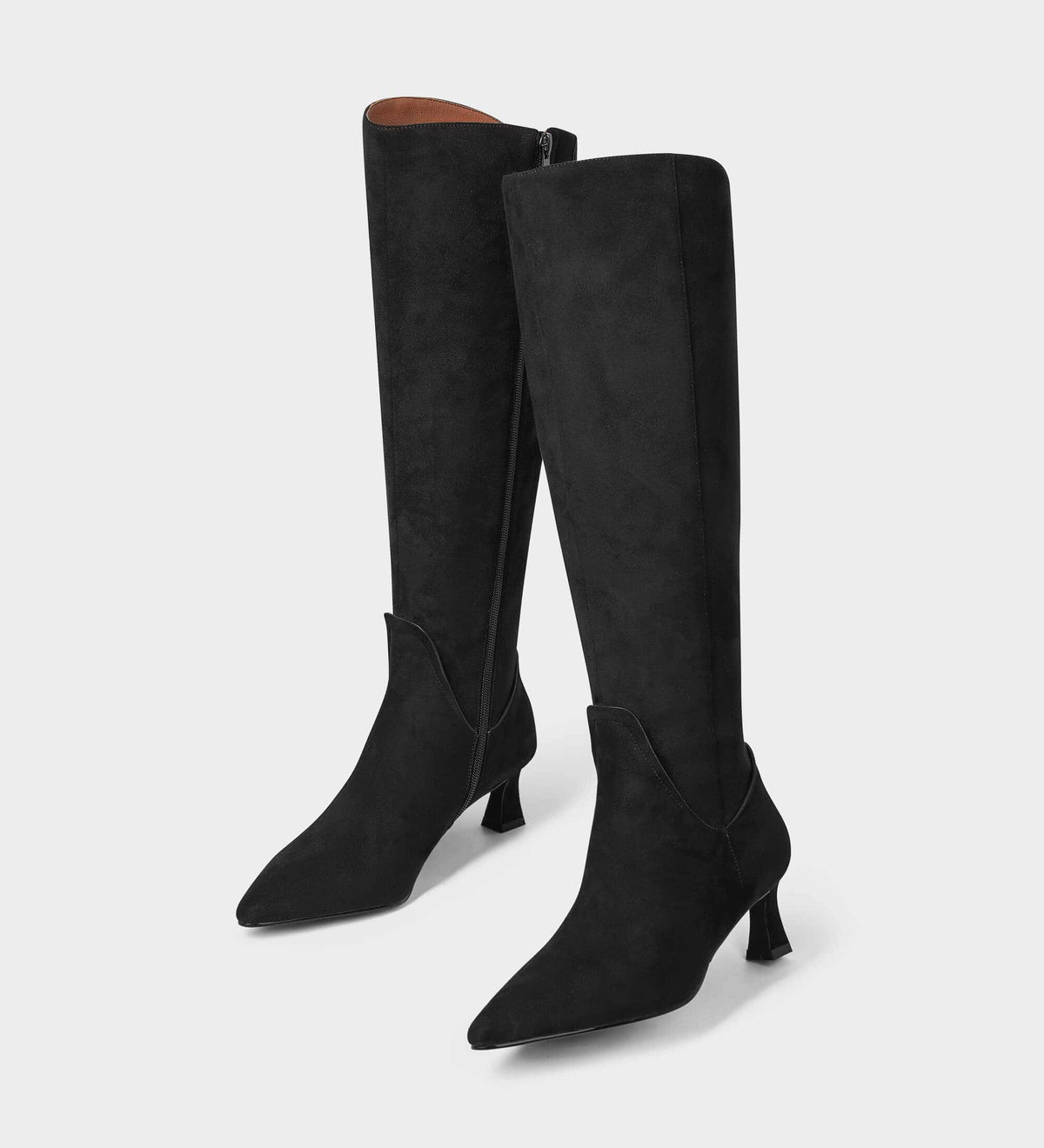 black suede boots​