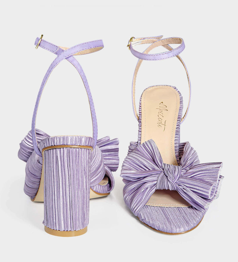 purple sandals heels​