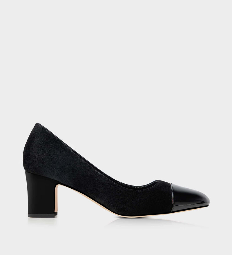 black pumps low heel​