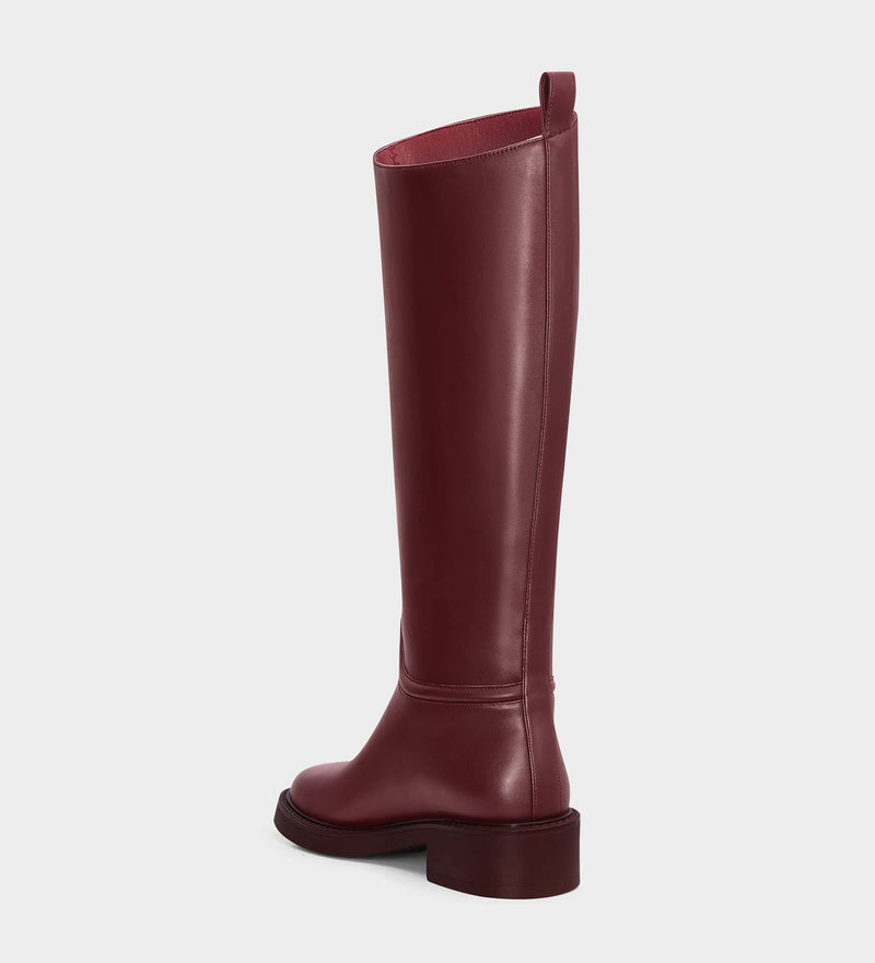 ladies burgundy boots​