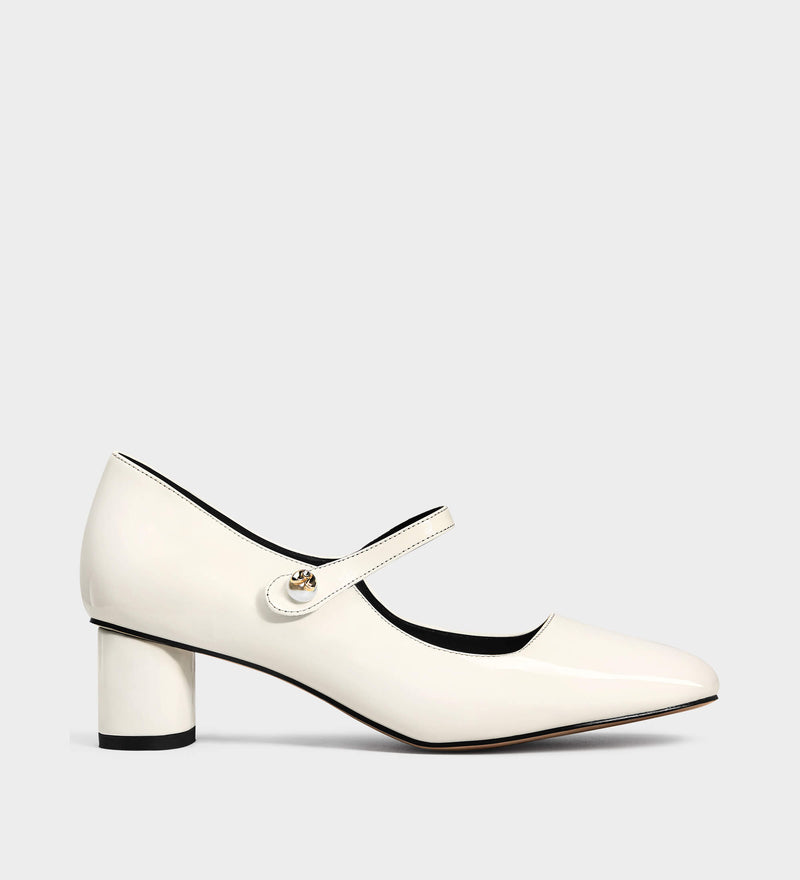 mary jane white pumps​