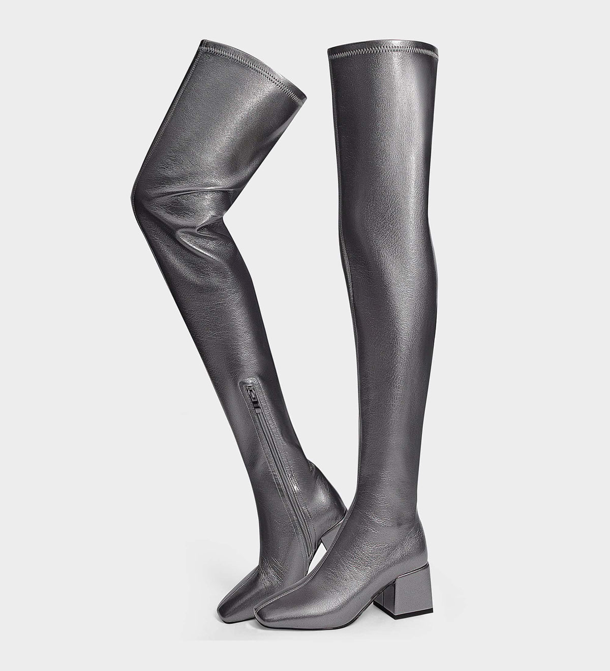 gray boots for women​