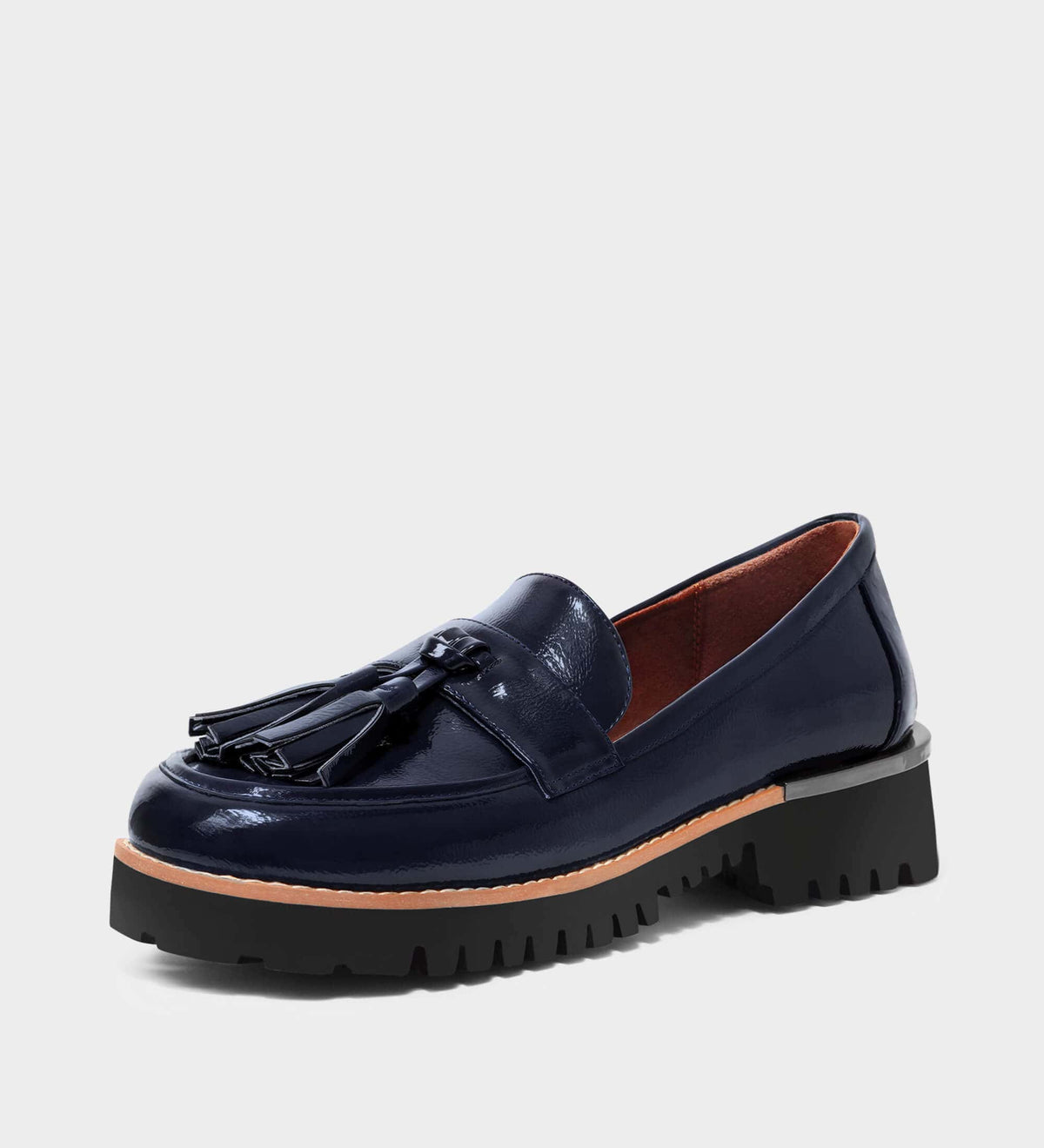 navy loafers womens​